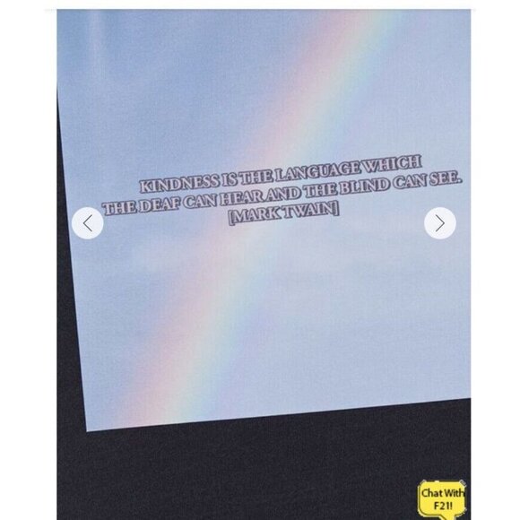 Mark Twain kindness Grey graphic crop top tee shirt short sleeve - Picture 8 of 9